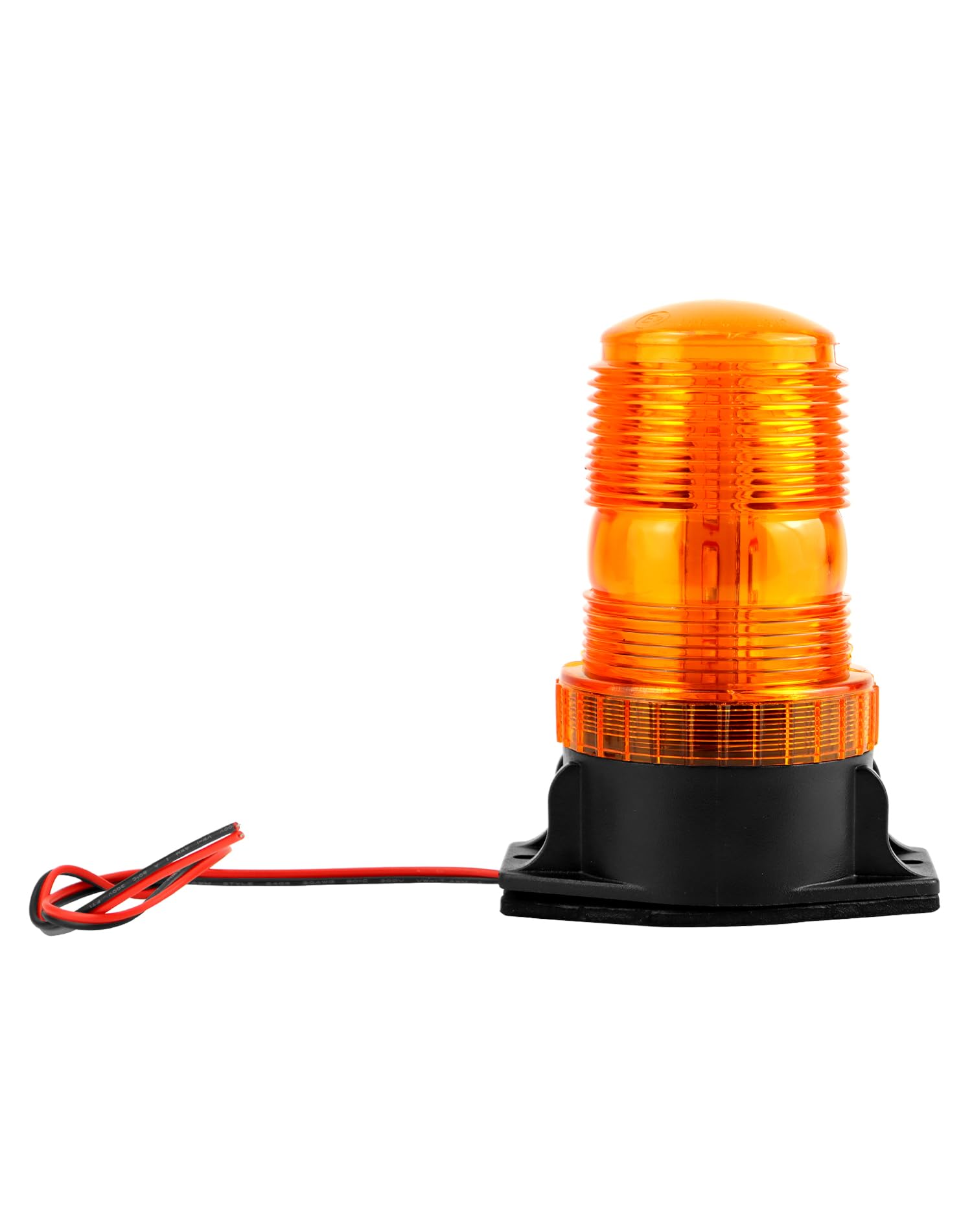 QWORK 360-degree beacon dome delivers clear, bright light for safe signaling day and night.