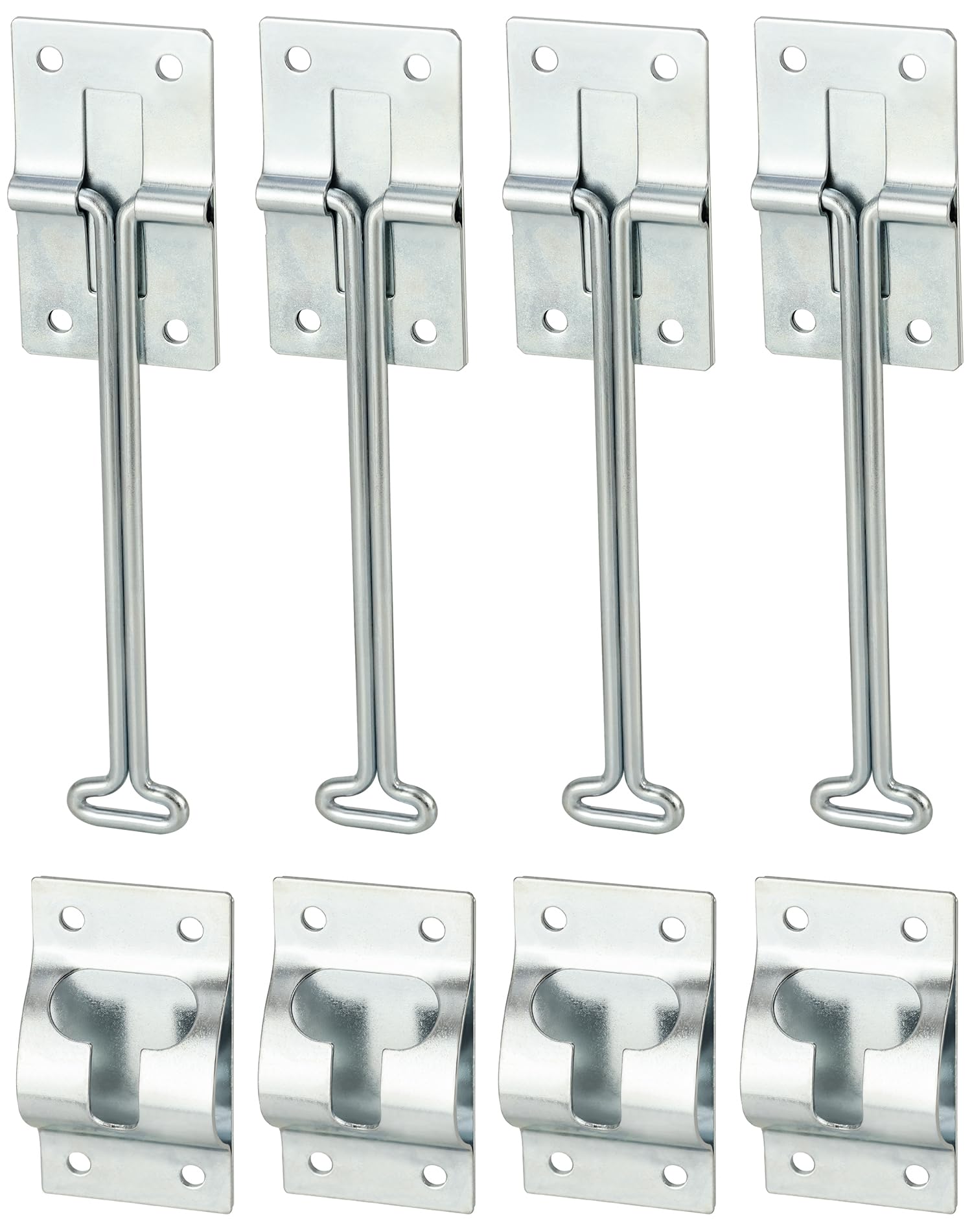 QWORK 4Pcs T-Style Door Holder front view for RVs and campers, easy hold open.