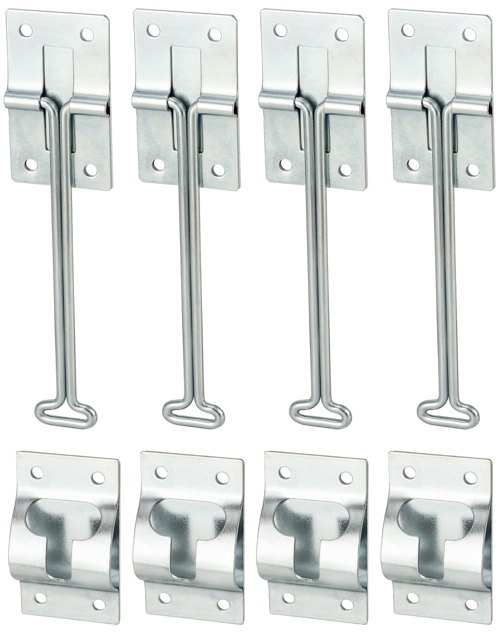 QWORK 4Pcs T-Style Door Holder front view for RVs and campers, easy hold open.
