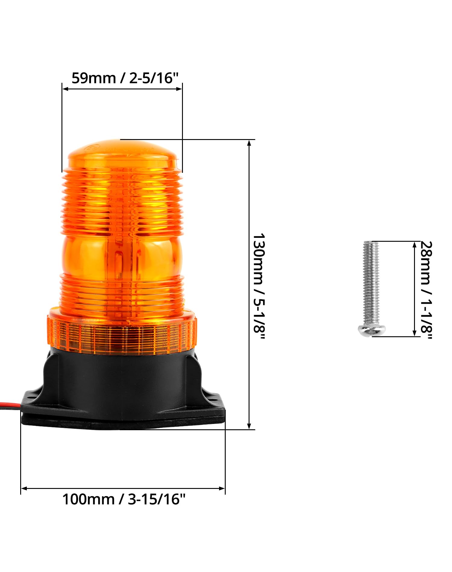 QWORK 50,000-hour LED lifespan minimizes maintenance and replacements on fleets.
