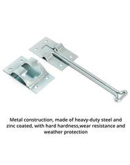 QWORK 6in-arm base dimensions image shows spacing for secure mounting on doors.