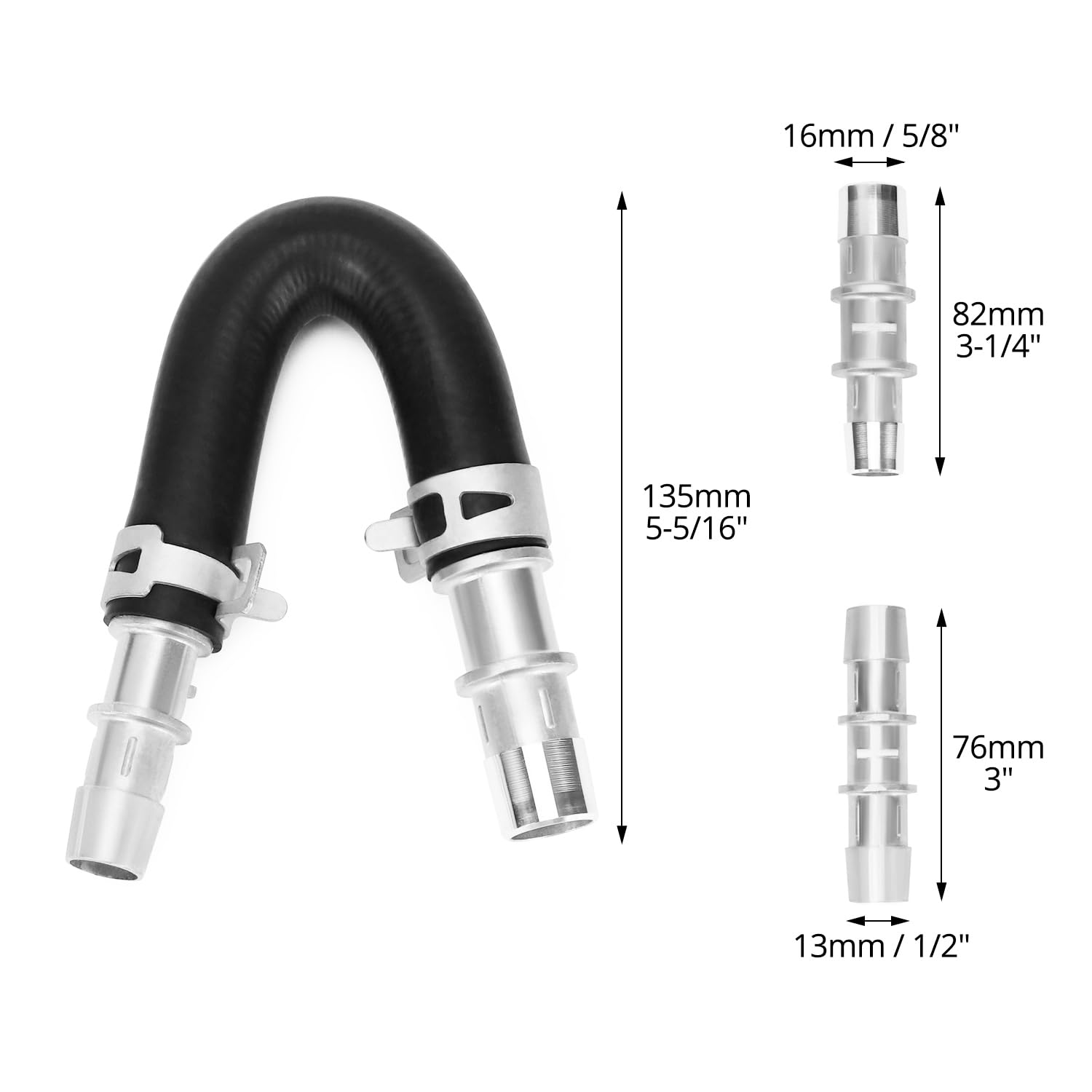 QWORK aluminum alloy close-up emphasizes corrosion resistance and durability.