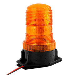 QWORK amber strobe lights dust cover removable for easy maintenance