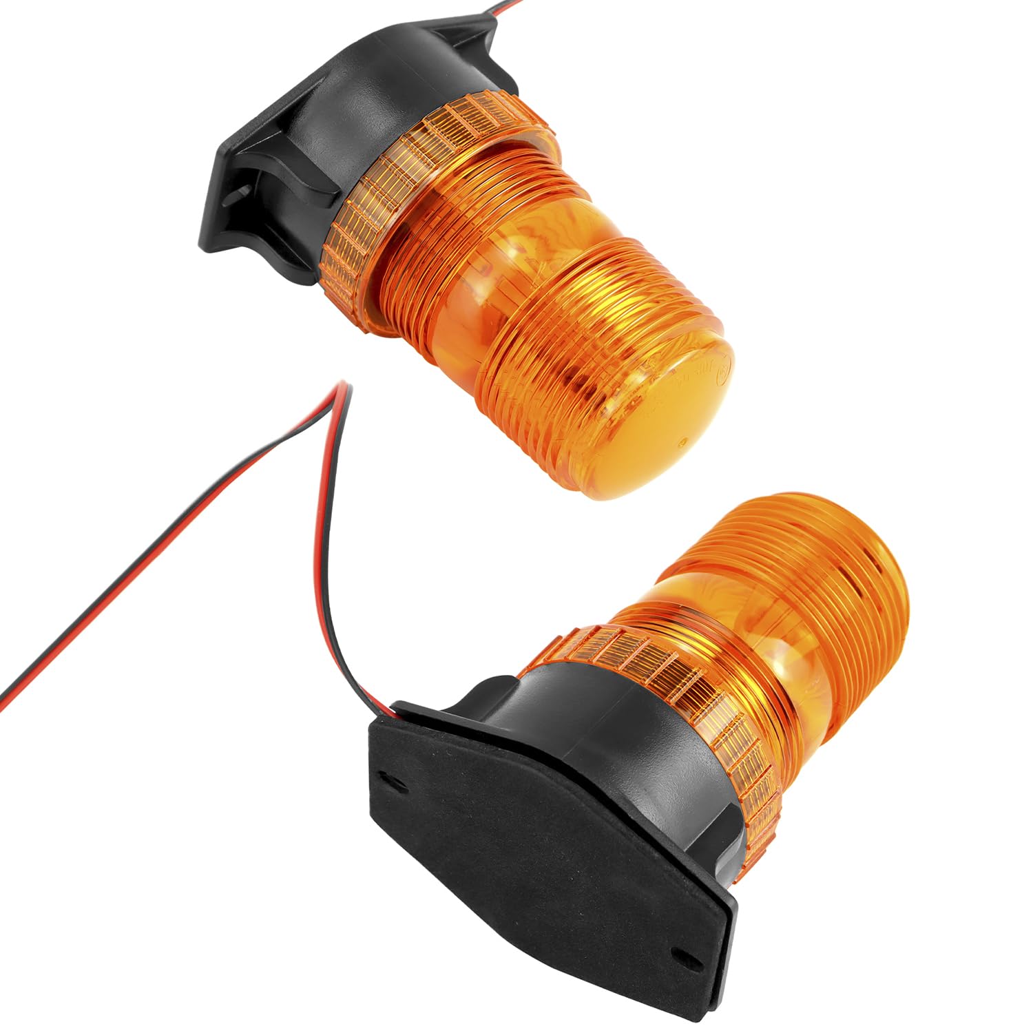 QWORK amber strobe lights ready for rapid emergency use