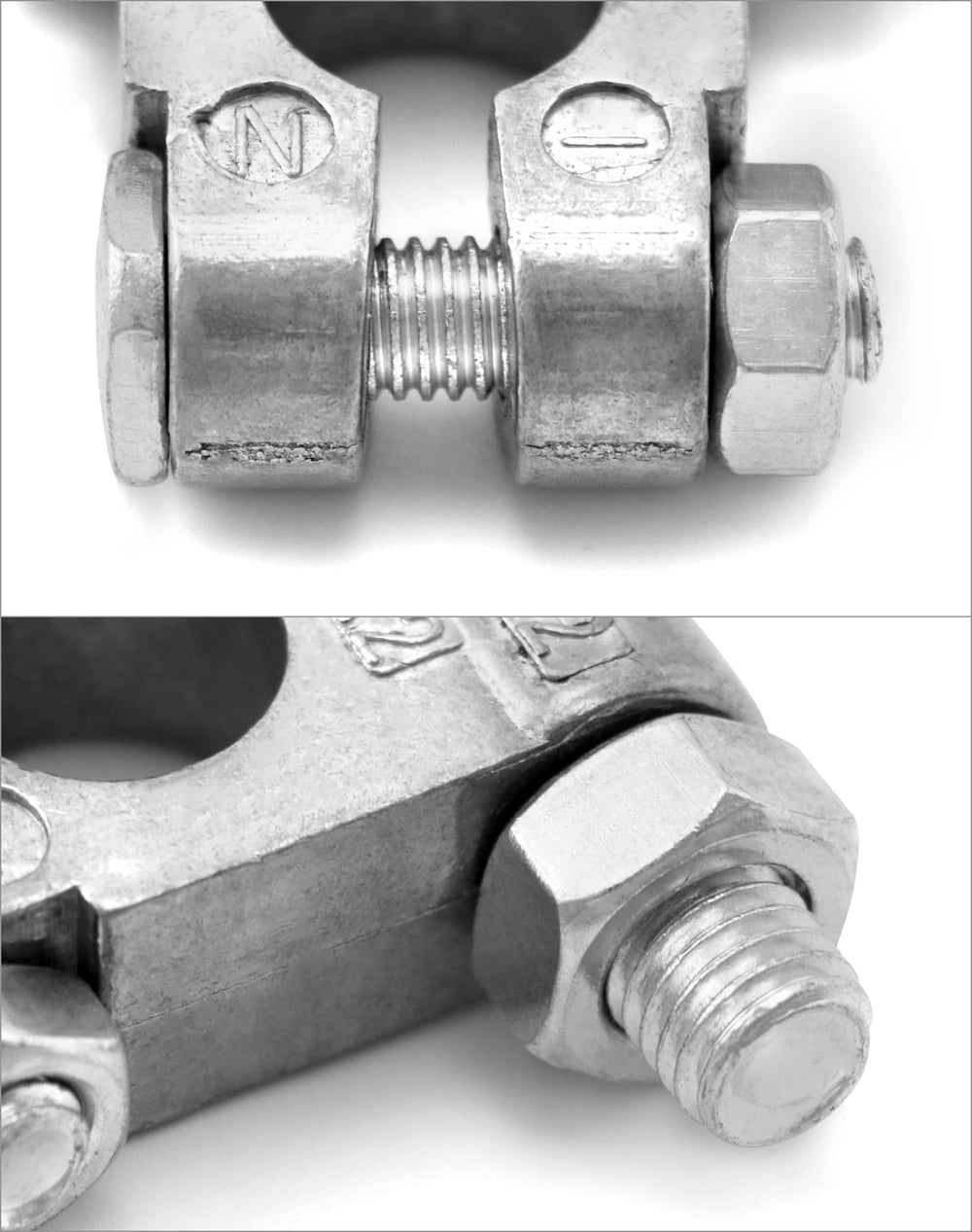 QWORK terminals with 3/8 inch lug mounting bolts included
