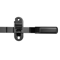 QWORK black finish door latch emphasizes sleek appearance for trailers.