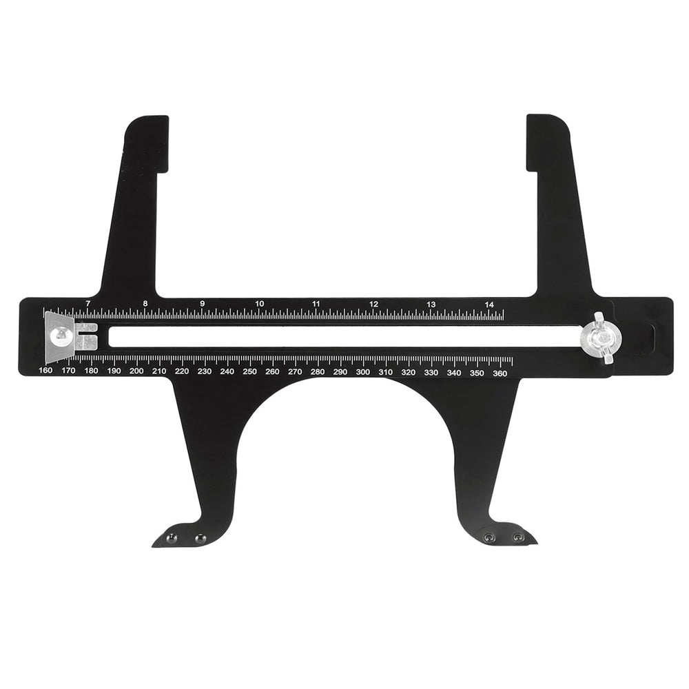 QWORK brake measuring tool front view shows overall build for precise brake adjustments