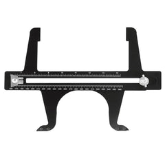 QWORK brake measuring tool front view shows overall build for precise brake adjustments
