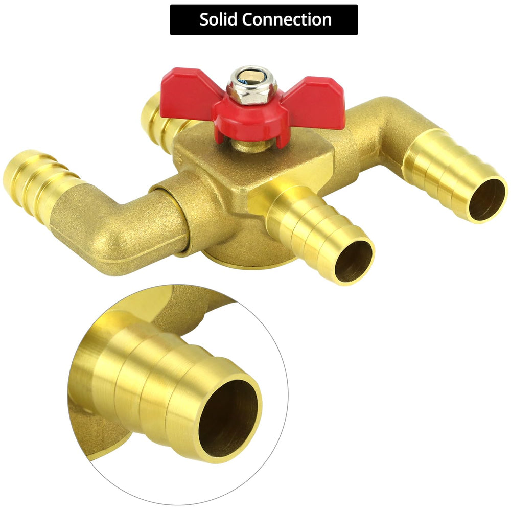 QWORK solid brass valve emphasizes corrosion resistance and long-term durability.