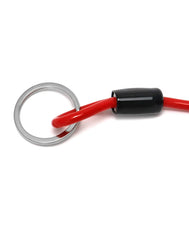 QWORK Stainless steel breakaway cable assembly showing robust construction.