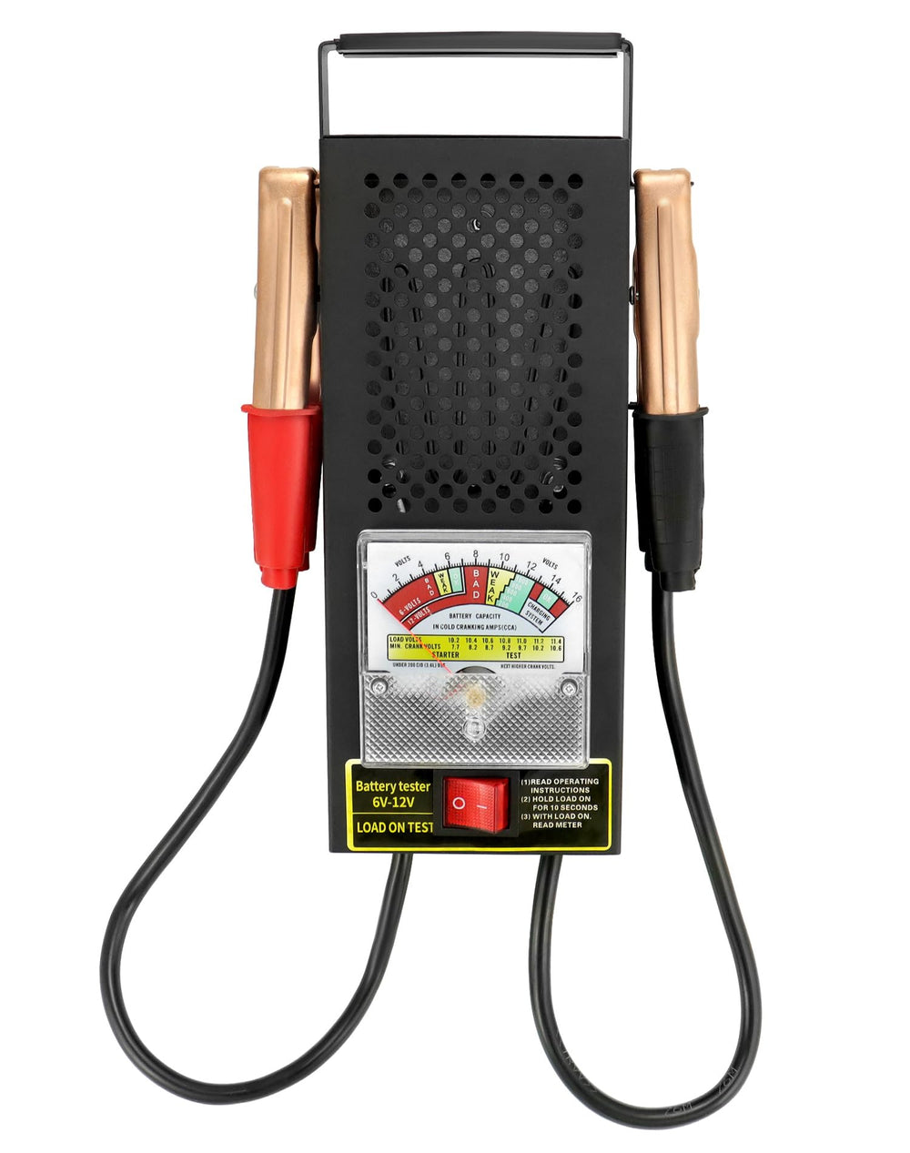 QWORK battery tester shows up to 1000 CCA for demanding batteries.