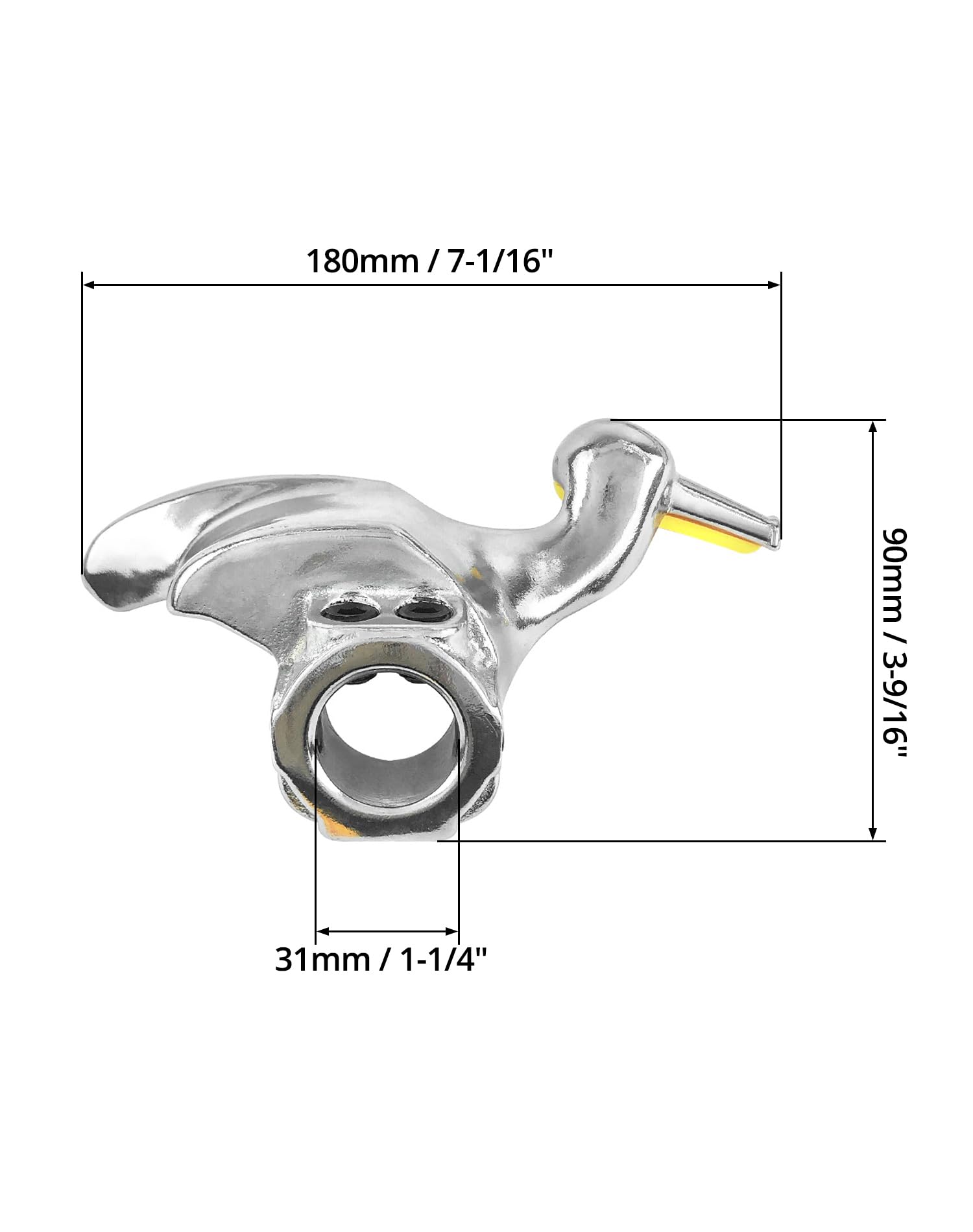 Efficient mounting on smooth surfaces with sturdy tooling.