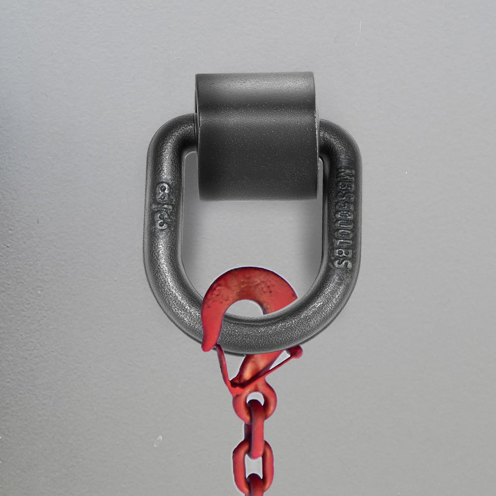 QWORK D-ring bracket welded connection closeup showing secure attachment