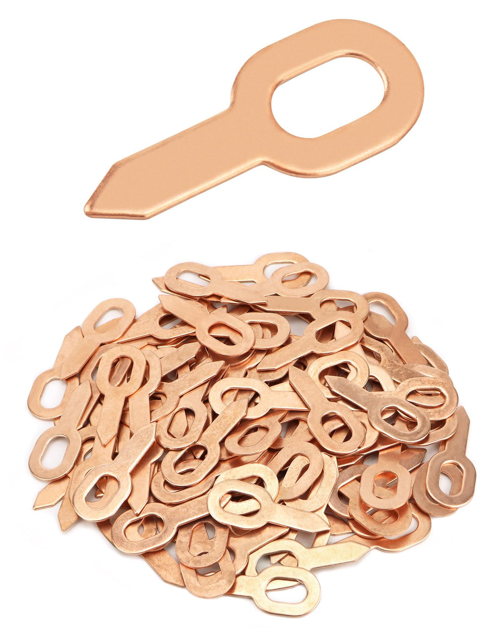 QWORK Dent Puller Rings pack of 100 for durable panel repair with spot welding compatibility