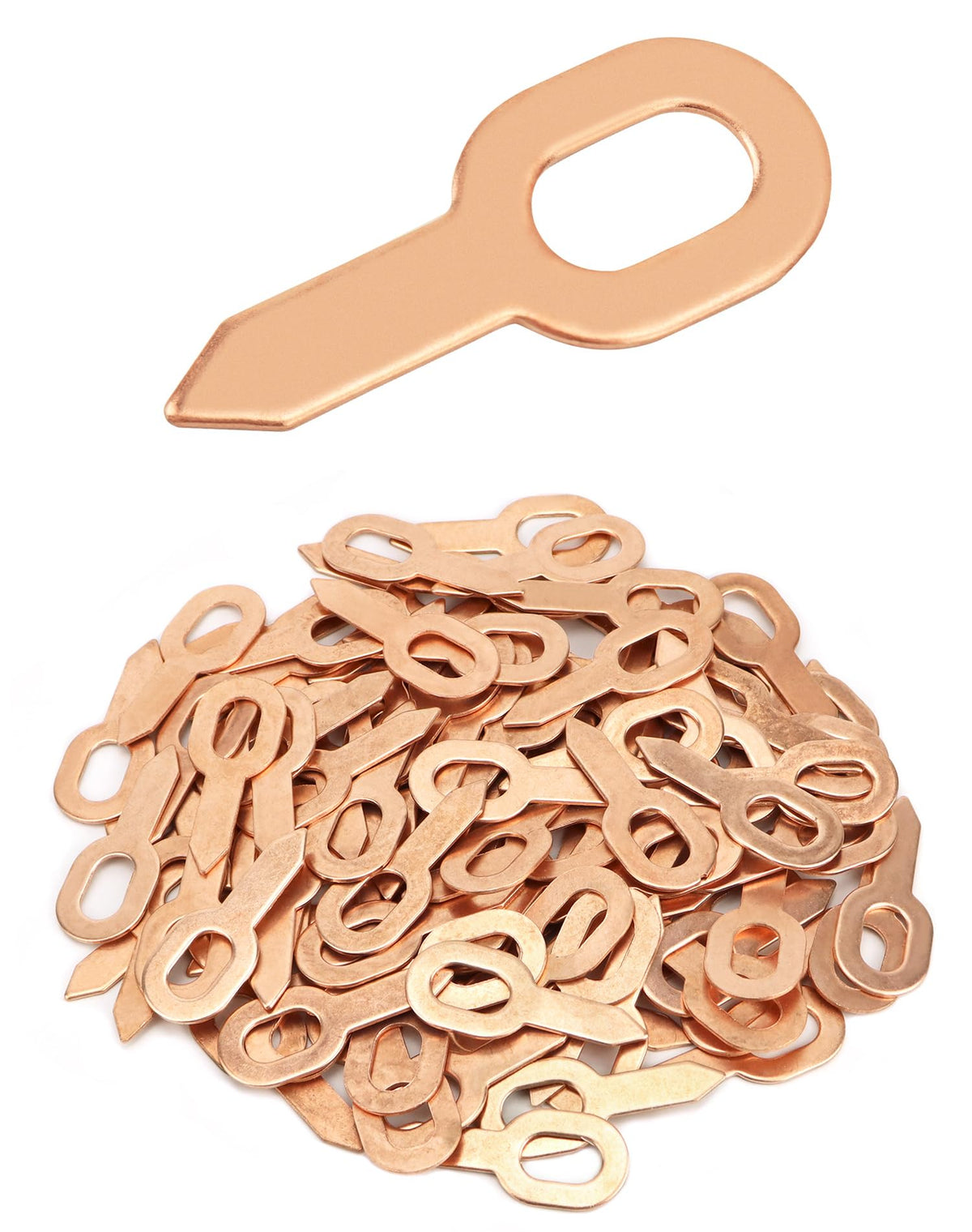 QWORK Dent Puller Rings pack of 100 for durable panel repair with spot welding compatibility