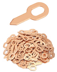 QWORK Dent Puller Rings pack of 100 for durable panel repair with spot welding compatibility