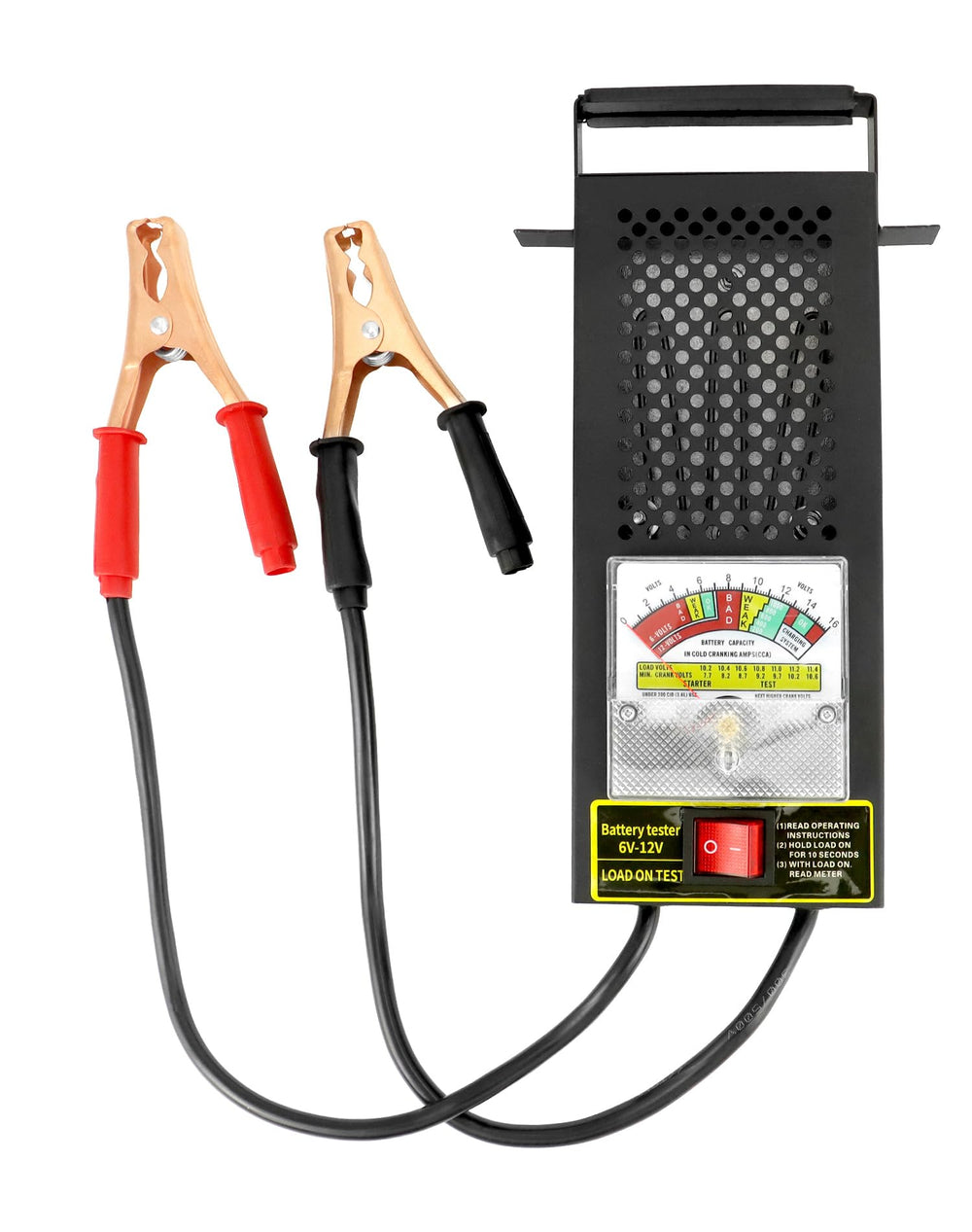 QWORK compact tester ideal for shops, RVs, and golf carts.