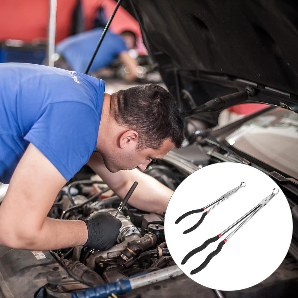 QWORK ergonomic handle design reduces hand fatigue during use.
