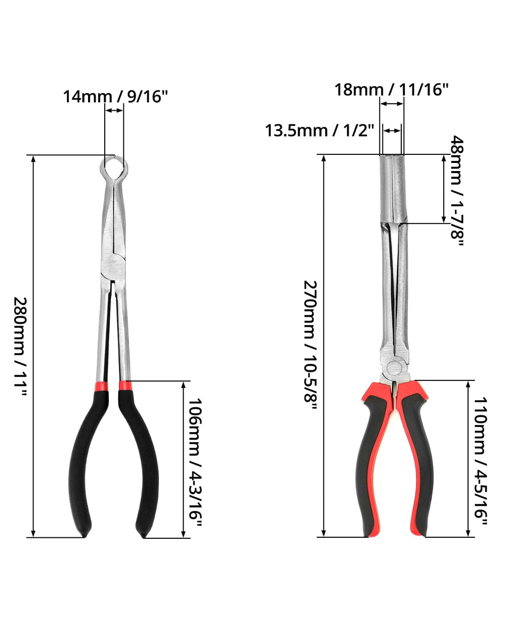 QWORK ergonomic non-slip grip ensures secure handling during use