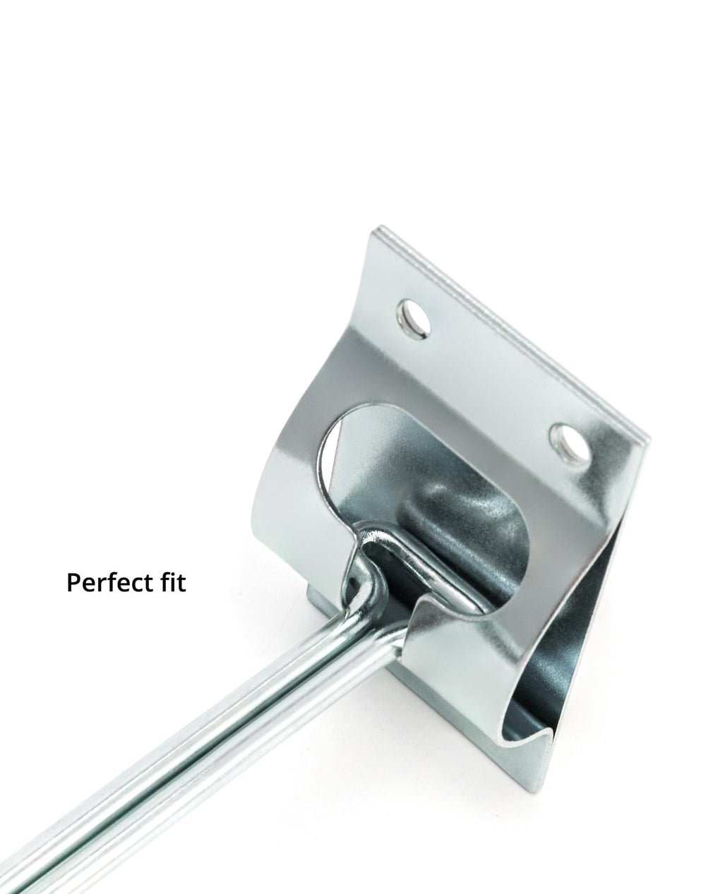 QWORK exterior-camper-door-catch closeup highlights rugged zinc-coated steel.