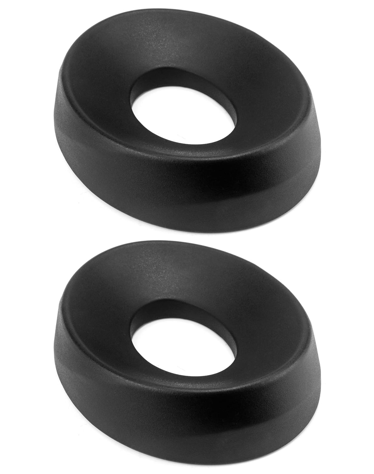 QWORK helmet stand donut ring 2-pack protects helmets from scratches during storage.