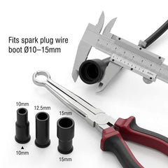 QWORK long reach design allows access to deep spark plug boots