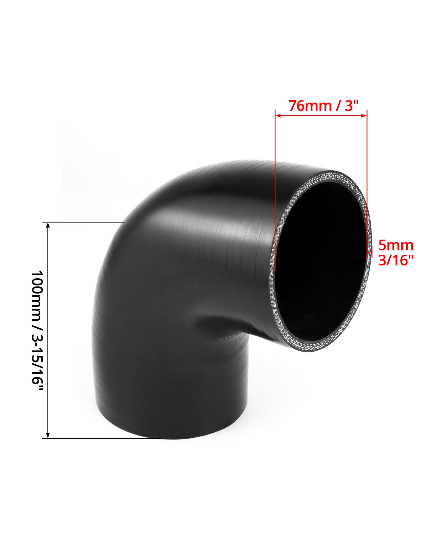QWORK marine and industrial use highlighting versatile silicone hose