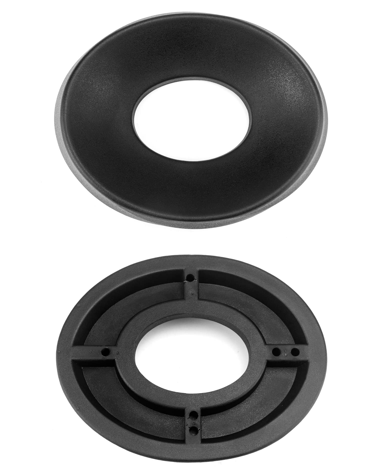 QWORK helmet stand front view illustrating a secure resting place