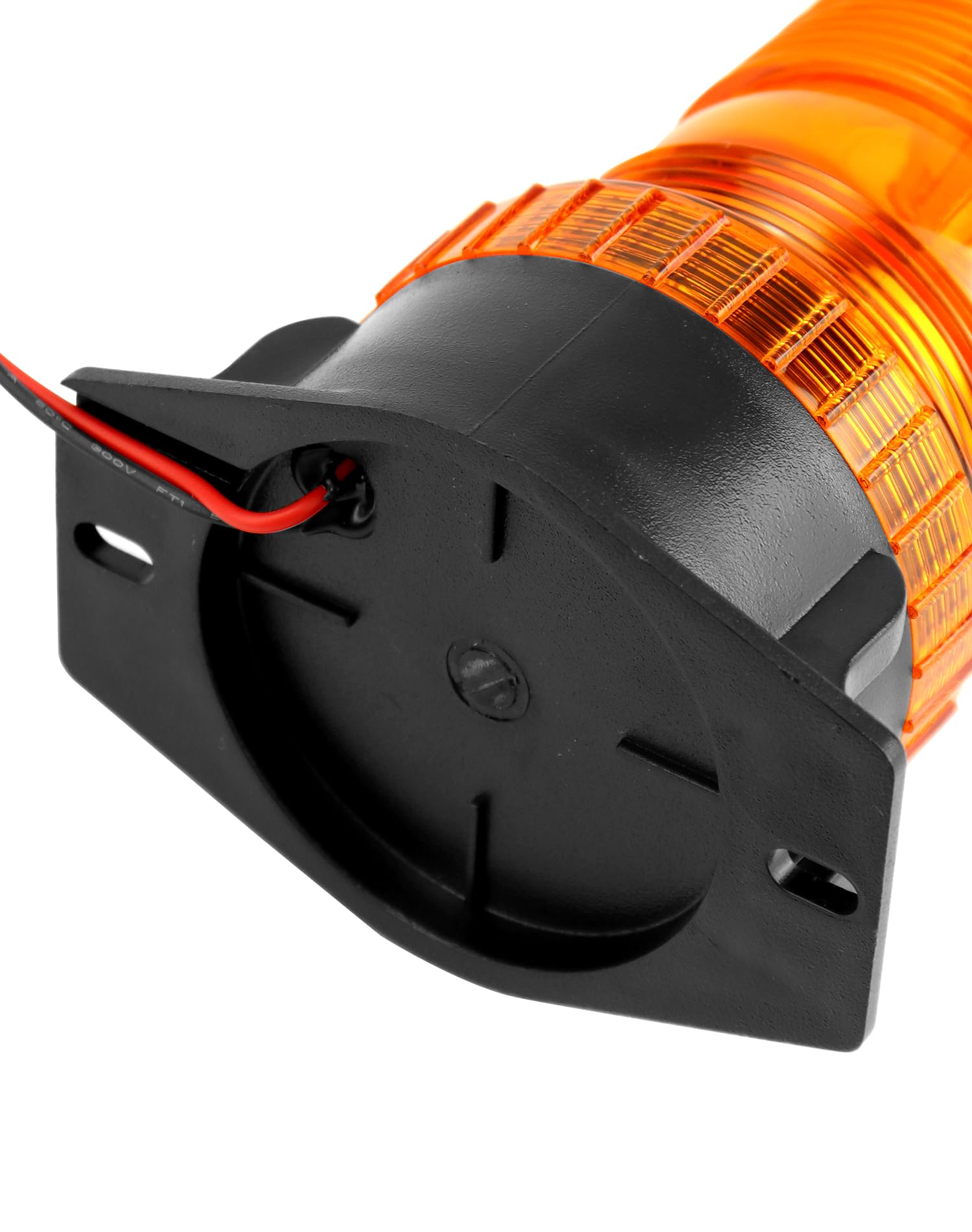 QWORK quick-install screw-mount beacon for permanent vehicle mounting and simple wiring.