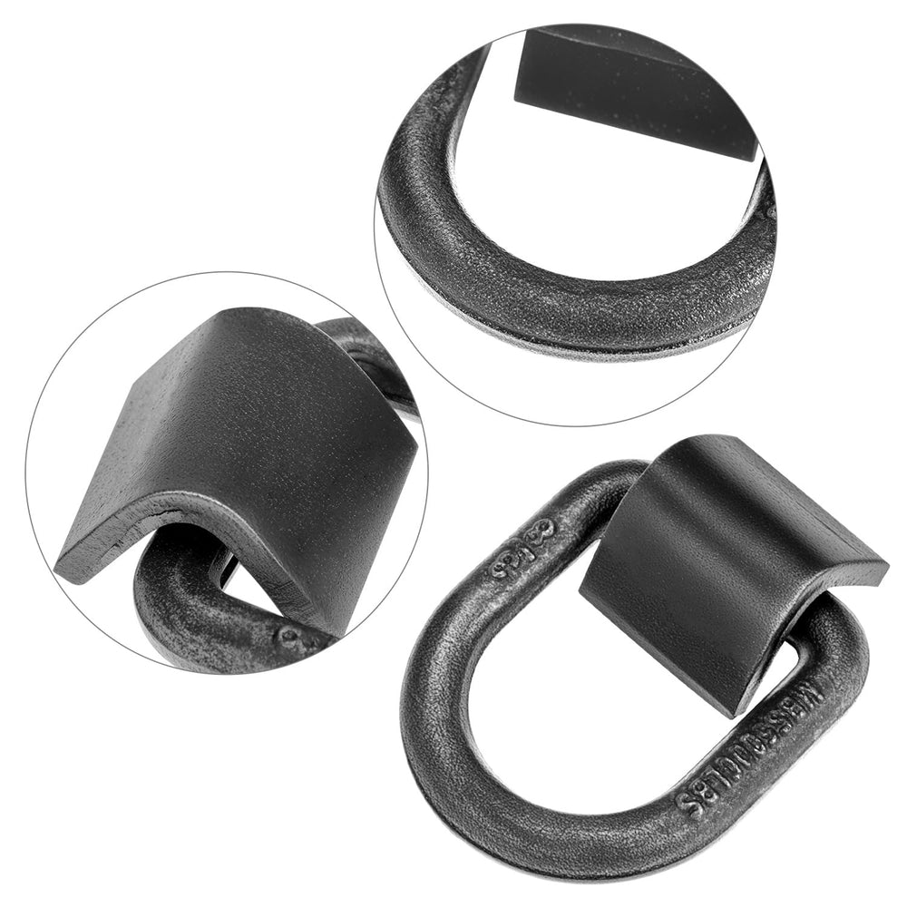 QWORK rust-resistant D-ring texture indicating durable outdoor performance