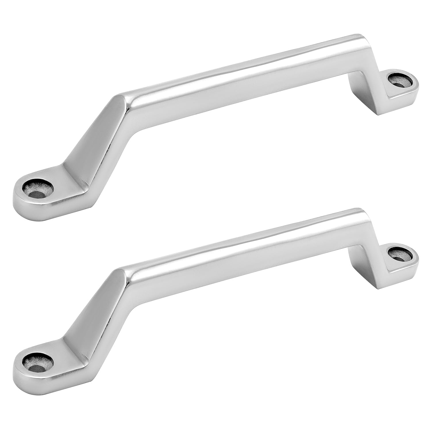 QWORK RV grab door handle in 304 stainless steel for durable RV access.