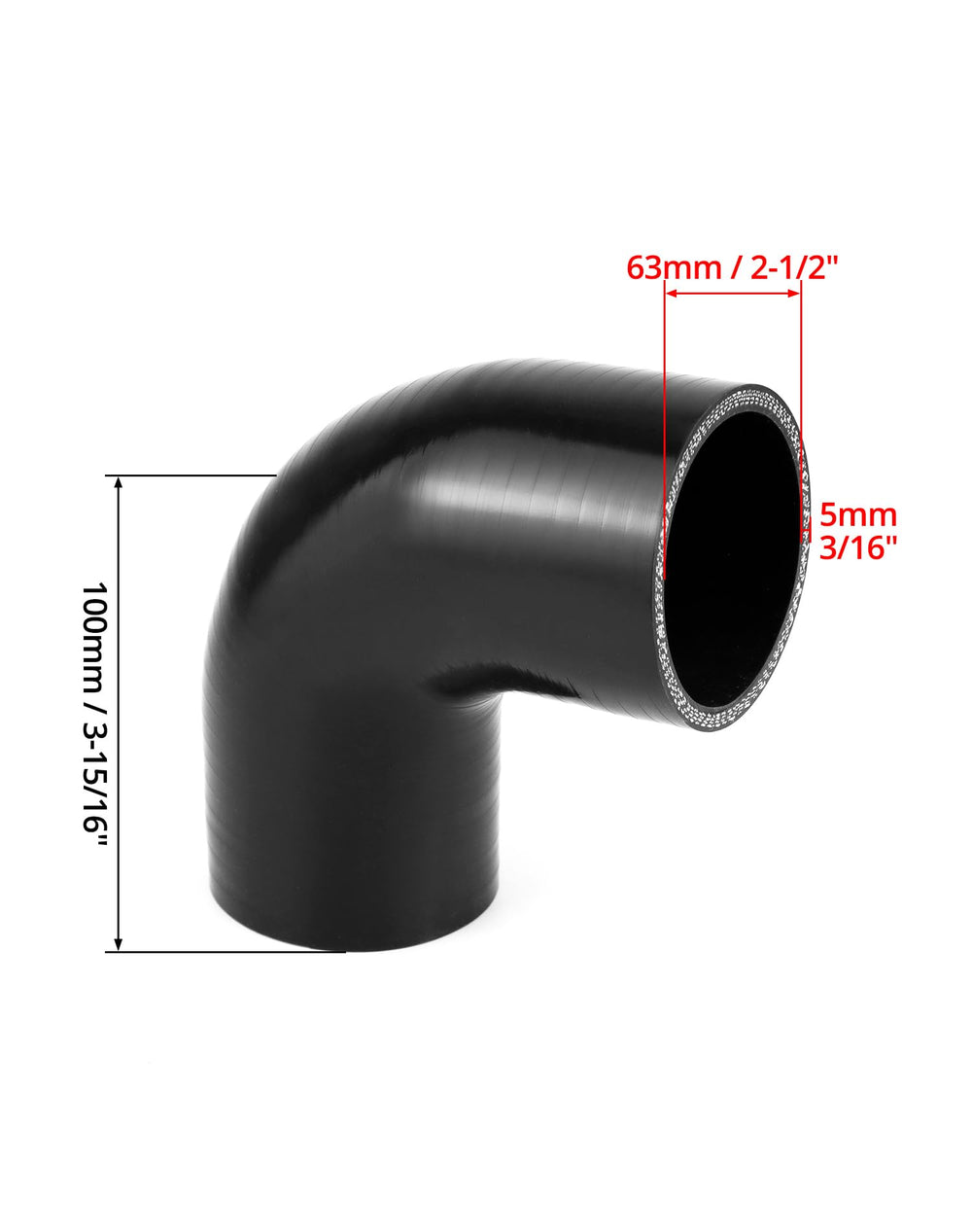Wide operating range from -60 C to 230 C for varied climates on QWORK hose.