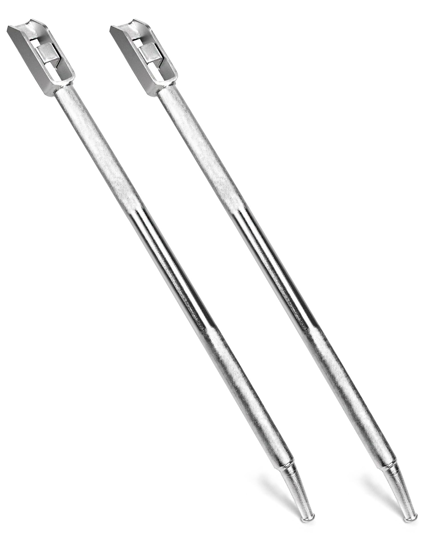 QWORK square head carbon-steel winch bar two-pack offers strong leverage for tight chain load binding.