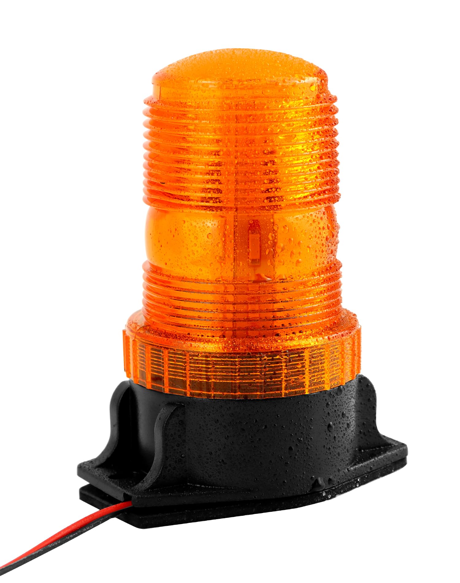 QWORK truck emergency amber beacon highlights vehicle warning for construction and service fleets.