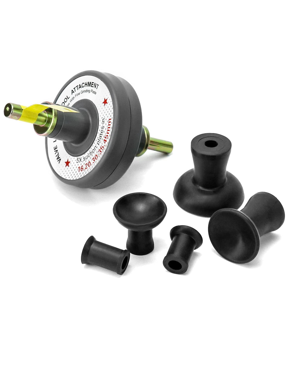 QWORK 35mm suction plate covers versatile valve sizes.
