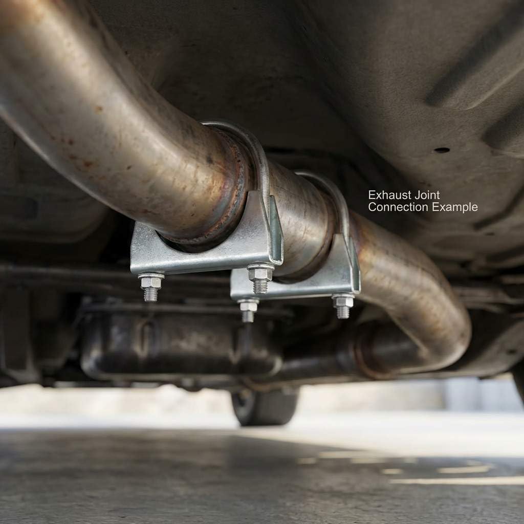 QWORK weld-free installation for quick, accurate exhaust securing