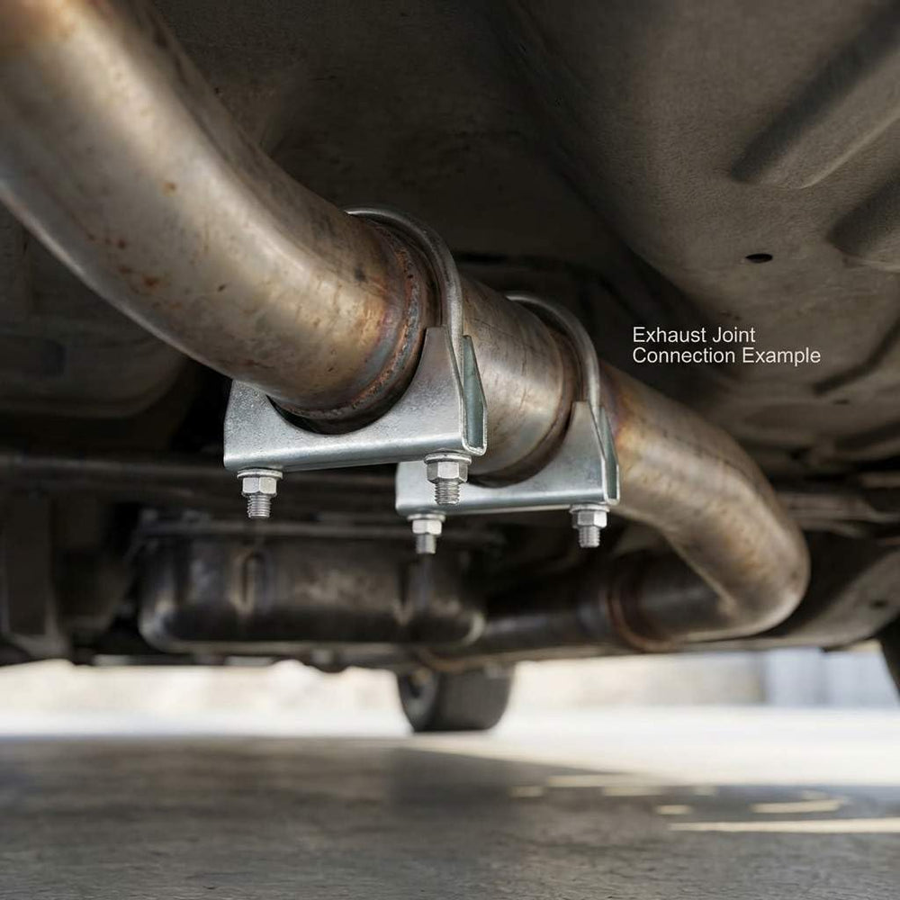 QWORK weld-free installation for quick, accurate exhaust securing