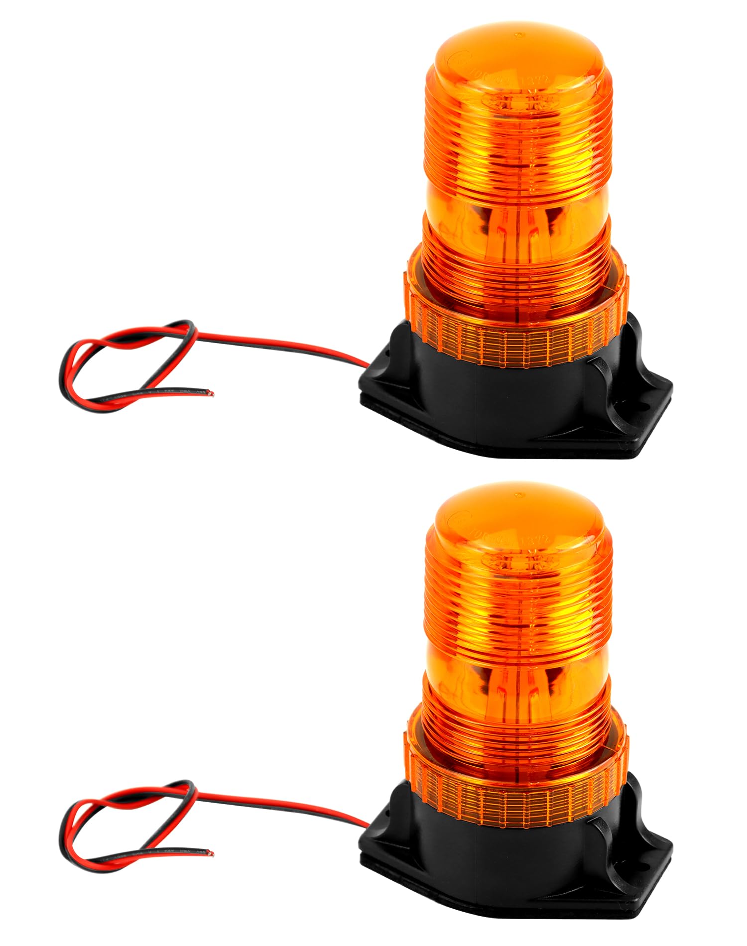 QWORK wide-application beacon suitable for trucks, forklifts, tractors, golf carts, and more.