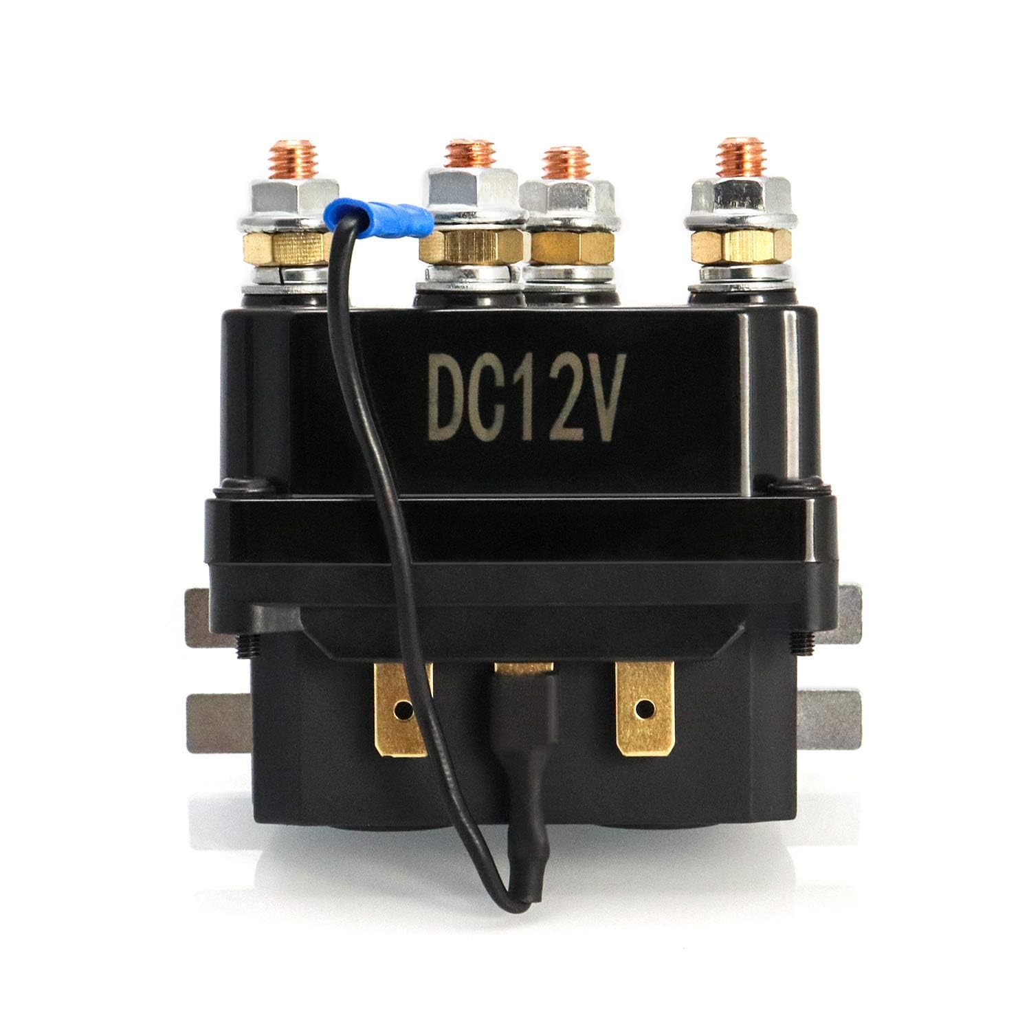 QWORK winch relay assembly 12V ensures quick connection and durable performance in demanding environments.