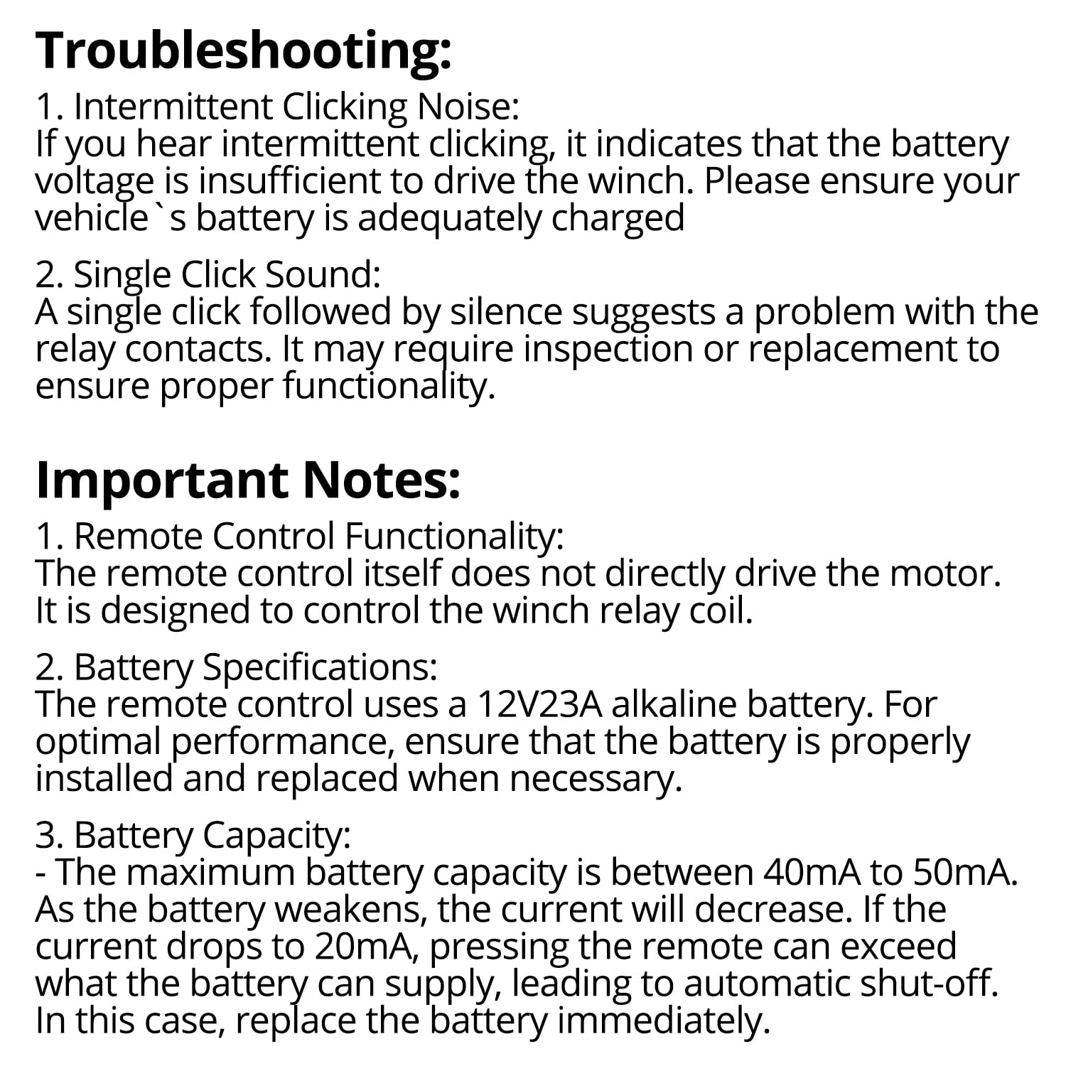 QWORK wireless winch receiver module for seamless operation.