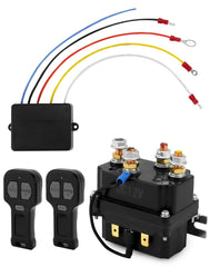 QWORK wireless winch remote antenna enables extended range.
