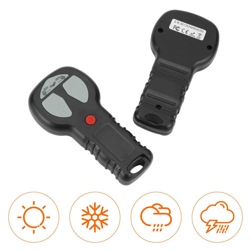 QWORK remote with left and right indicators for clear signal feedback.