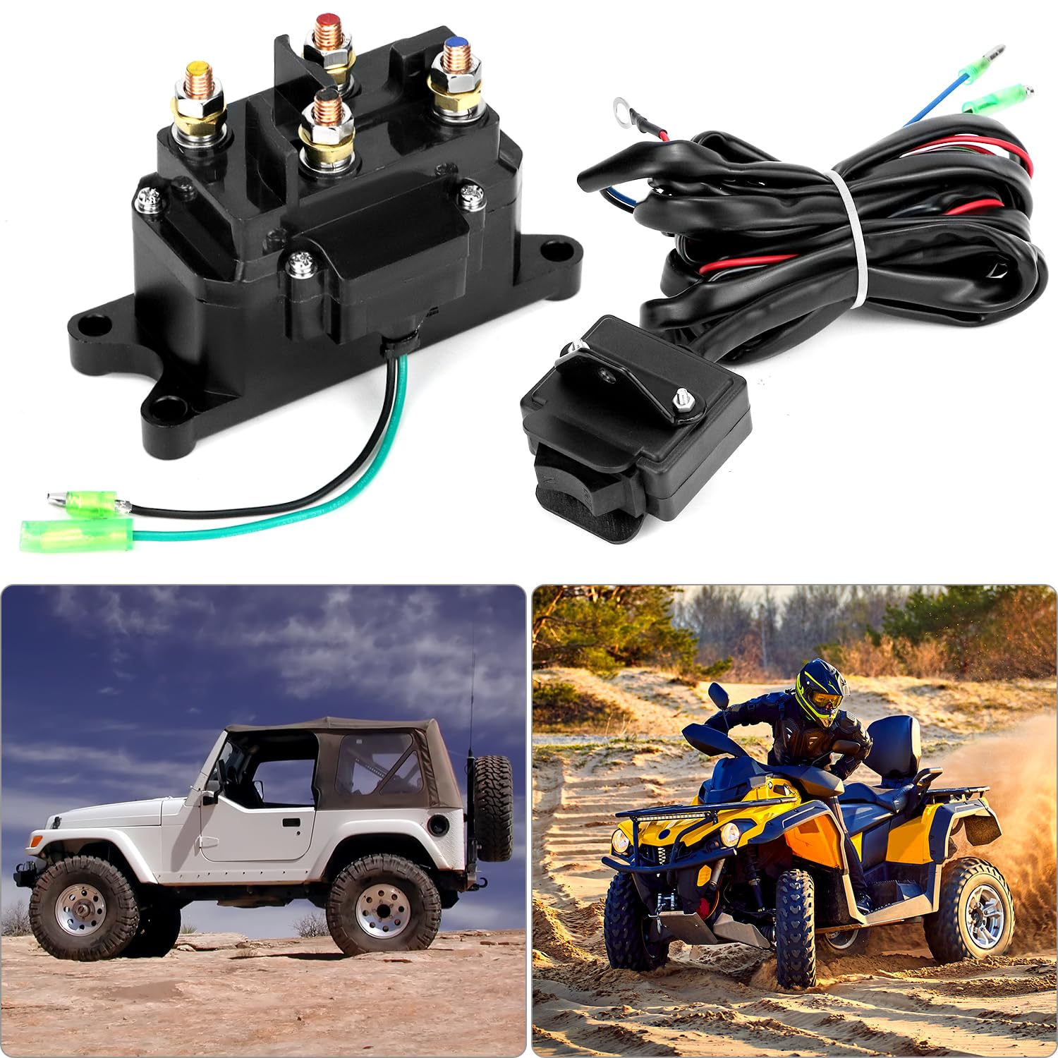 Wiring installation diagram and simple wiring connections.
