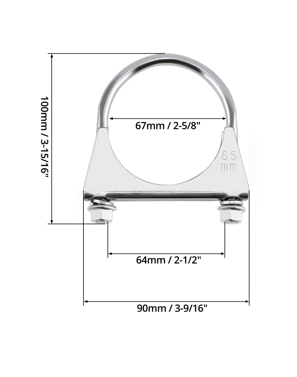 QWORK zinc-plated surface detail resists rust in tough conditions.
