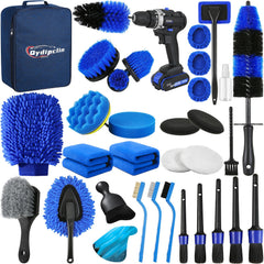 Qydipclin wheel rim brush cleans deep into spokes for a spotless wheel interior