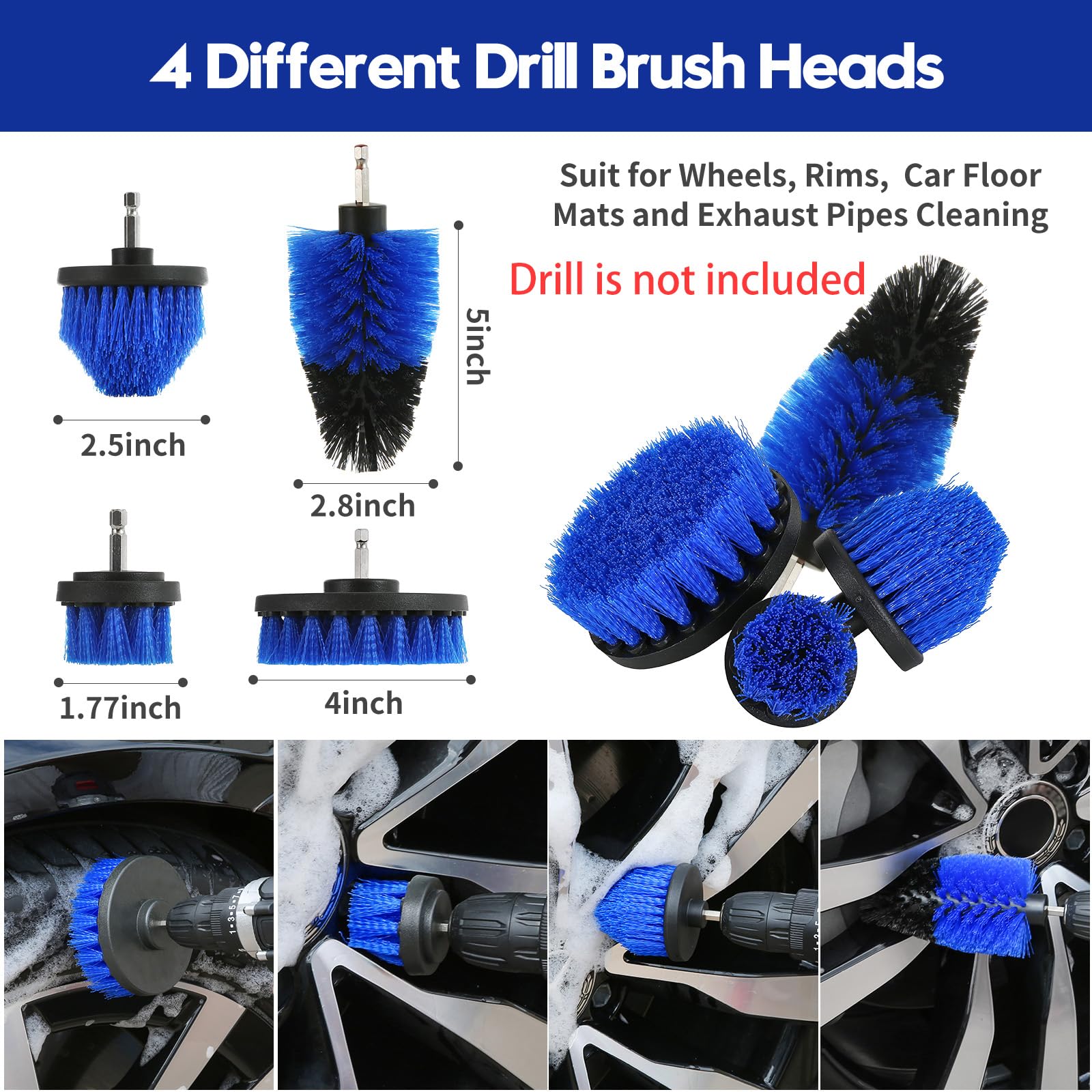 Qydipclin foam gun with attachments enables efficient, low-pressure car washes.