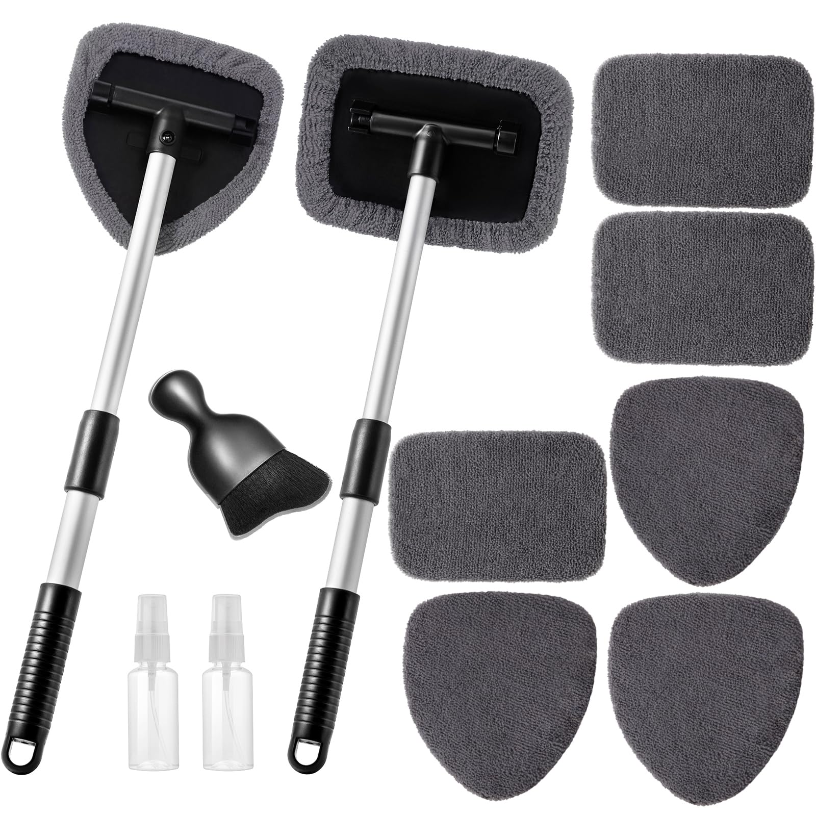 Qydipclin windshield cleaner tool set for thorough glass cleaning