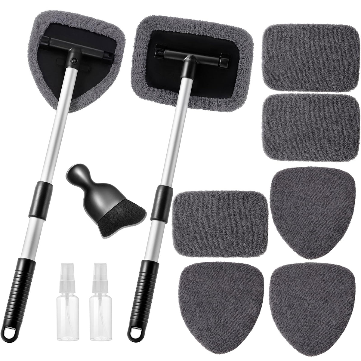 Qydipclin windshield cleaner tool set for thorough glass cleaning