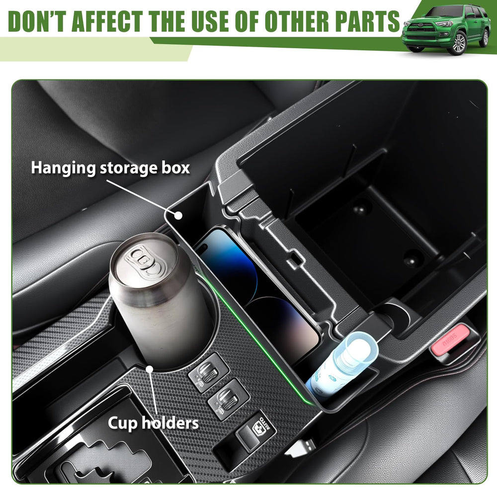 Qyebbk black ABS plastic finish blends with your cabin