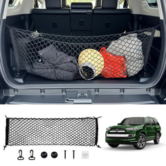 Qyebbk trunk cargo net envelope style secures items in the 4Runner